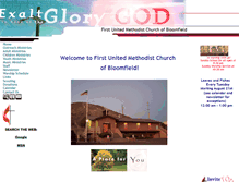 Tablet Screenshot of bloomfieldmethodist.org